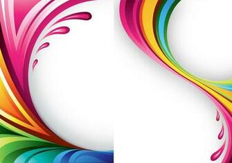 Color Splash Vector Image Running Man Silhouette