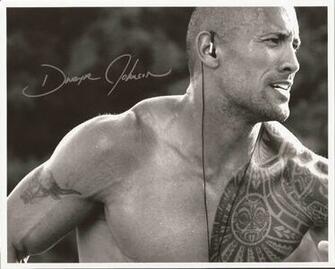 Dwayne Johnson Black And White Wallpaper