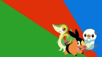 Unova Starters Wallpaper By Purpleillusion2341