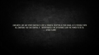 Text Quotes Simple Background Loneliness Emotions Wallpaper