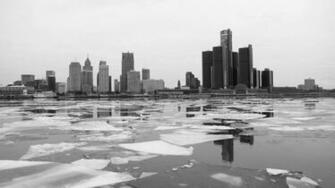 Detroit Skyline Wallpaper