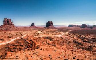Wallpaper Monument Valley Mountains Desktop