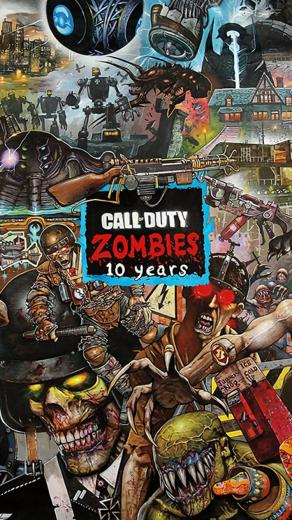 Treyarch Years Zombies iPhone Wallpaper Codzombies
