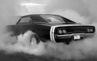 Muscle Car Burnout Wallpaper