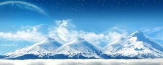 Beautiful Dual Monitors Desktop Wallpaper