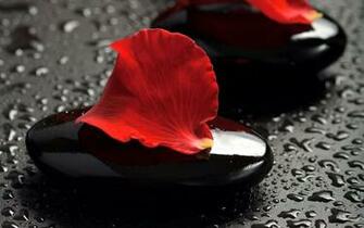 Black Stones Wallpaper Zen Water Drops
