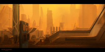 Blade Runner Concept Art Adam Baines Triboro Vegasfommgm Resized Ab Wallpaper