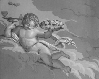 Wallpaper Psych And Cupidon Dufour Papiers De Paris