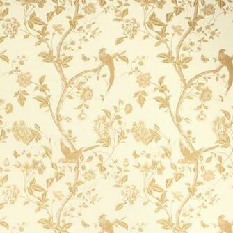 Summer Palace Gold Wallpaper Laura Ashley Sverige