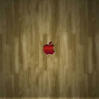 Red Apple Logo Wallpaper Image