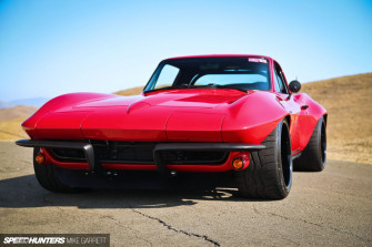 The Big Red Corvette Speedhunters