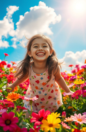 Happy Girl Wallpaper