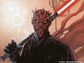 Cartoon De Cik Star Wars Darth Maul Wallpaper
