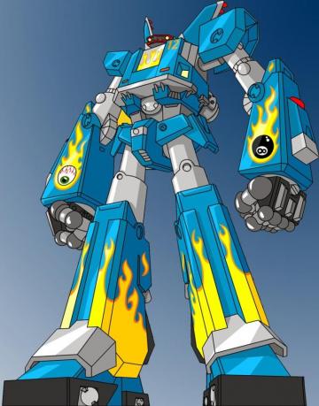 Megas Xlr By Comic Maker