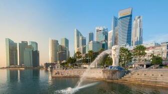 Fountain Marina Bay Singapore Wallpaper HD