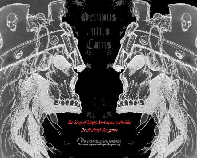 Skulls Photo King Of Kings Triple H Grey Wallpaper Gif