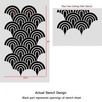 Stencil For Painting Better Than Wallpaper J Boutique Stencils