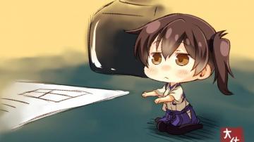 Desktop Wallpaper Funny Anime Girl Kaga Kancolle HD Image