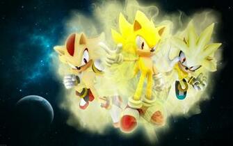 The Three Super Hedgehogs Wallpaper By Sonicthehedgehogbg On