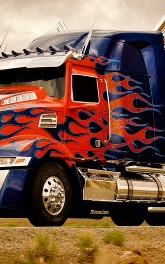 Optimus Prime Truck Transformers Wallpaper