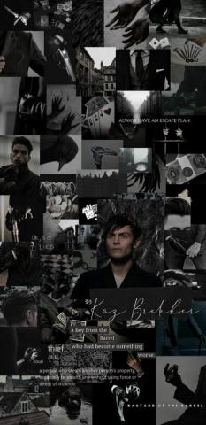 Kaz Brekker Lockscreen Crow Books Six Of Crows