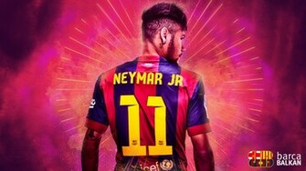 Neymar Jr Fc Barcelona Amb Wallpaper