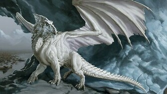 White Dragon Wallpaper HD Base