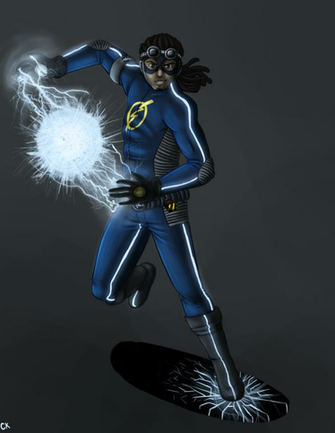 Static Shock Redesign By Jessiphia