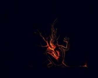 Devil Fire Girl Wallpaper From Evil