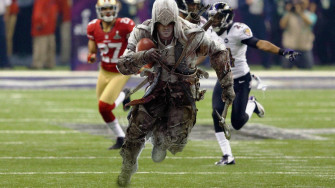 Get Ready For Some Fun In The Football Field Wallpaper