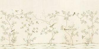 Sybaritic Spaces The Wait Is Over Digital Chinoiserie Wallpaper