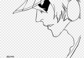 Finger Line Art Drawing Urahara Kisuke Benihime Png Pngfuel