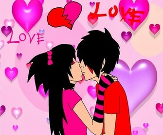 Enime Emo Love Wallpaper