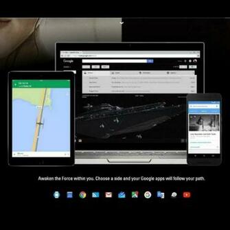 Google Star Wars The Force Awakens Gmail Maps