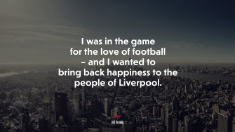 I Was In The Game For Love Of Football And Wanted