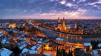 Verona Along The Adige River Italy Franco Cogoli 4corners