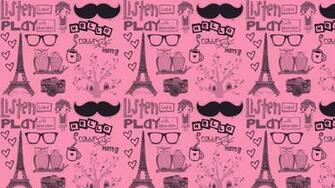 Paris Pink Wallpaper