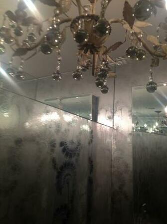 Vintage Glass Chandelier Florence Broadhurst Wallpaper