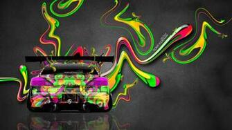 Jdm Back Super Plastic Aerography Car Multicolors 4k Wallpaper