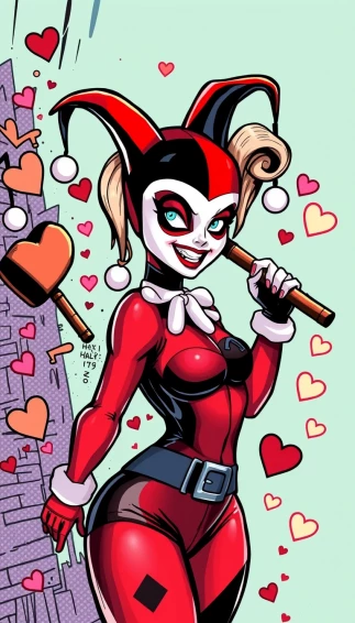 Harley Quinn Phone Wallpaper