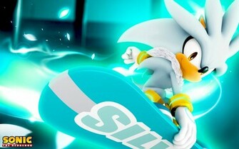 Silver The Hedgehog Snowboarding Wallpaper By Sonicthehedgehogbg On