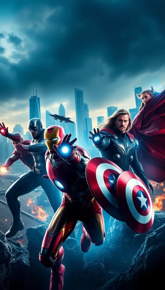 Avengers Mobile 4k Wallpaper