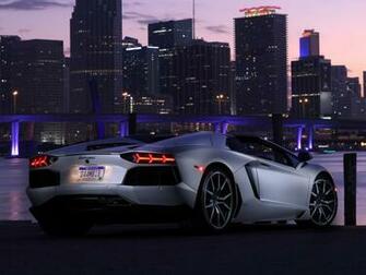Lamborghini Aventador Lp700 Roadster Silver Supercar Cities