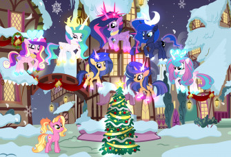 Mlp Next Gen Merry Christmas By Galaxyswirlsyt