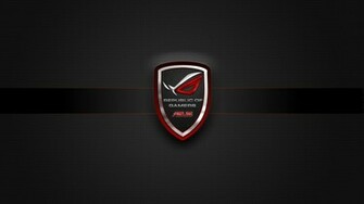 Asus Rog Republic Of Gamers Badge Logo HD 1080p Wallpaper