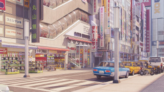 Anime City Wallpaper