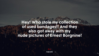 Hey Who Stole My Collection Of Used Bandages And They Also Got Away Wallpaper