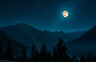 Mountain Night Wallpaper