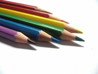 Colorful Crayons Wallpaper Pencils