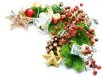Christmas Tree Branch On Wallpaper And Image